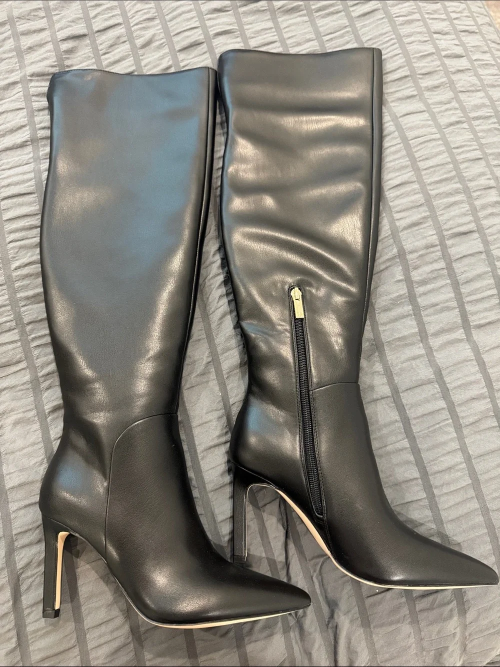 Jessica Simpson Black Over-the-Knee Pointed Stiletto Boots